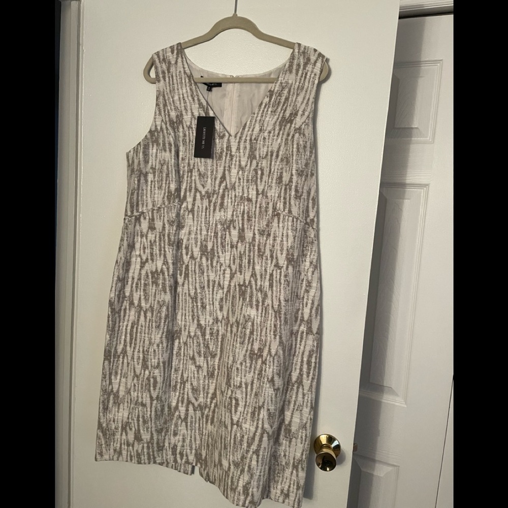 NWT Lafayette 148 print dress size 18